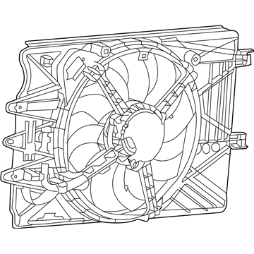 68202033AA Mopar Fan Assembly-Radiator Cooling Illustration 1 of 1
