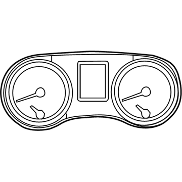 Mopar 68272582AA Mask-Instrument Cluster