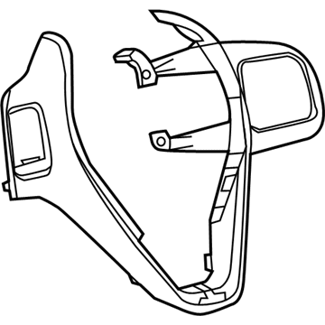 Mopar 5LX37AAAAA Bezel-Steering Wheel