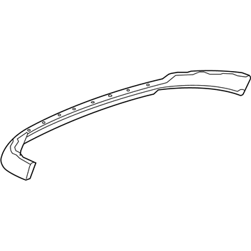 Mopar 55077762AA Front Upper Bumper Cover