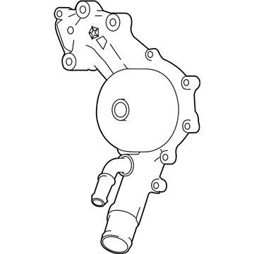 Chrysler 200 Water Pump - 68111624AE