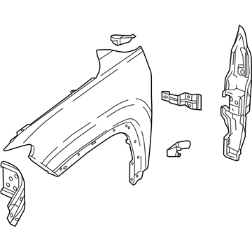 Jeep Compass Fender - 68243851AA