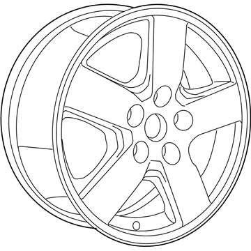 Mopar 1BK49SZ0AB Aluminum Wheel