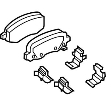 Mopar 68353597AB Pad Kit-Rear Disc Brake