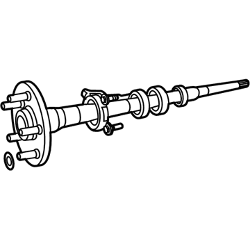 Jeep Wrangler Axle Shaft - 68393687AA