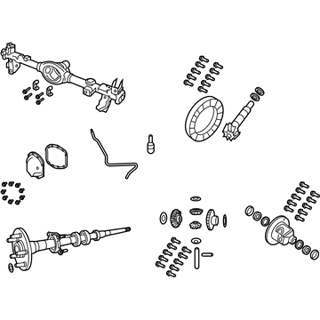 Mopar 68391559AA Axle-Service Rear