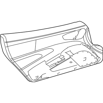 Mopar 5VL77YSAAA Panel-Front Door Trim