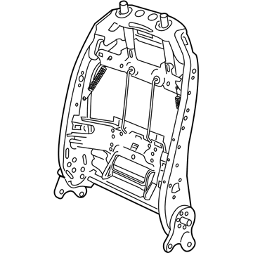 Mopar 68270866AA Frame-Front Seat Back