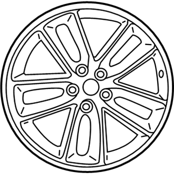 Mopar 5LD371XFAA Aluminum Wheel