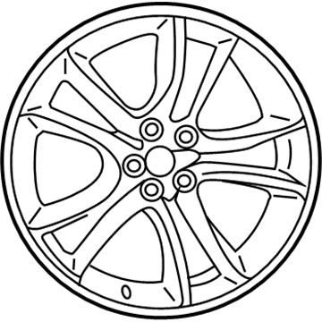 Mopar 5PN34LAUAA Aluminum Wheel