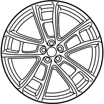 Mopar 6CT34MALAC Aluminum Wheel