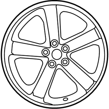Mopar 5ZW66SHNAC Aluminum Wheel