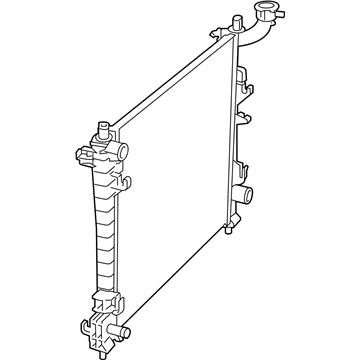 Mopar 68232592AB Engine Cooling Radiator