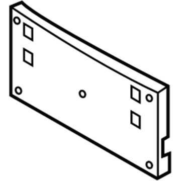 Mopar 5YH28LXHAA Bracket-License Plate