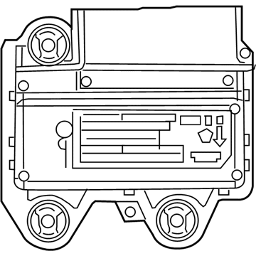 Jeep Cherokee Air Bag Control Module - 68469499AA