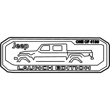 Mopar 68467213AA Nameplate