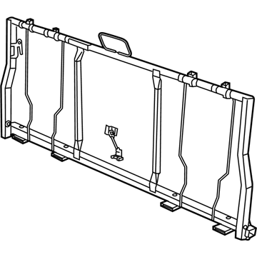 Mopar 68272007AA Frame-Rear Seat Back