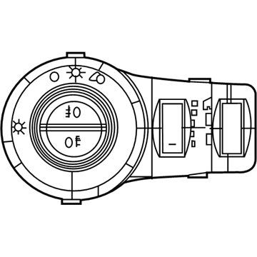 Jeep Compass Headlight Switch - 5XN68LXHAB