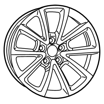 Mopar 6DE301D2AB Aluminum Wheel