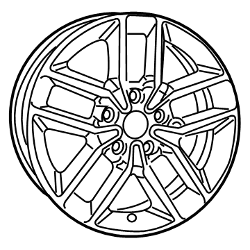 Mopar 5XK99NTZAB Aluminum Wheel