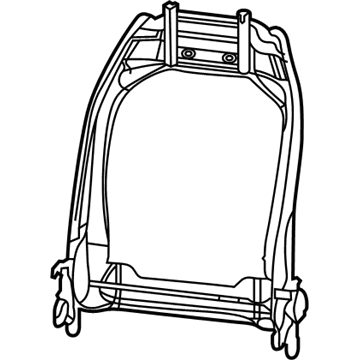 Mopar 68248242AC Frame-Front Seat Back