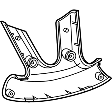 Mopar 5RB85NCCAA Bezel-Steering Wheel