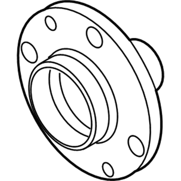 68201078AA Mopar Hub Illustration 1 of 1