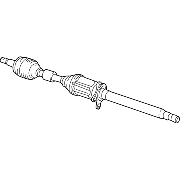 Mopar 68494386AA Shaft-Axle Half