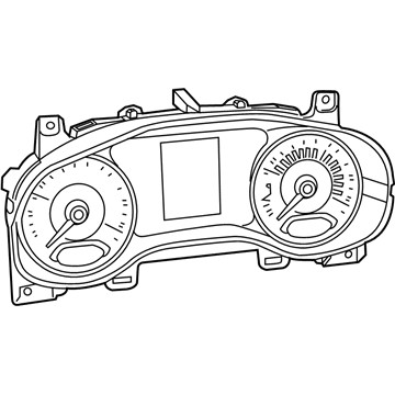 Jeep Renegade Speedometer - 5YV29KXHAA