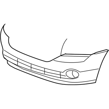 Mopar 68003590AE Front Primered Bumper Cover