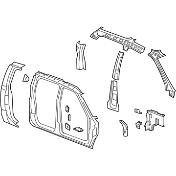 Mopar 5142316AA Panel-Body Side Aperture