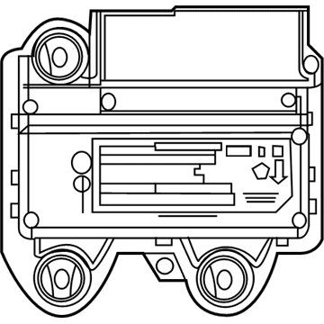 Jeep Compass Air Bag Control Module - 68299147AG