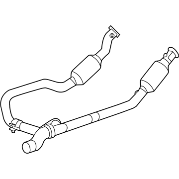 2005 Dodge Ram 1500 Catalytic Converter - 55366326AB