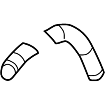 2002 Jeep Liberty Crankcase Breather Hose - 52109572AC