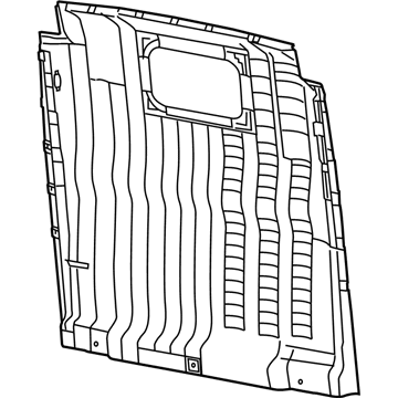 Mopar 5LF93LWRAA Panel-Cab Back Trim