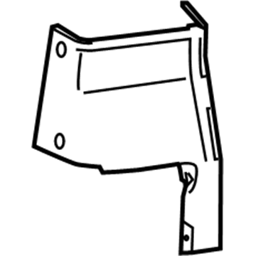 Mopar 5LL89JXWAB Molding-B Pillar