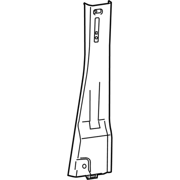 Mopar 1YA74LA6AB Molding-B Pillar