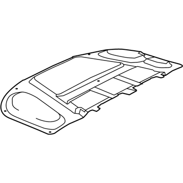 Mopar 68088724AB SILENCER-Hood