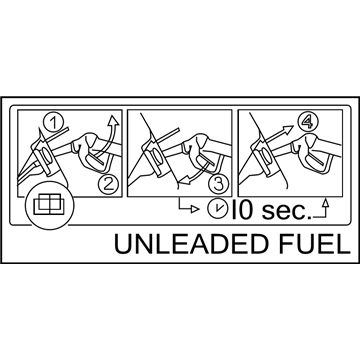 Mopar 68201870AA Label-Fuel