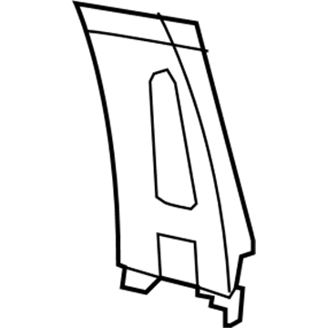 Mopar 5NN211U7AA Panel-B Pillar Upper Trim