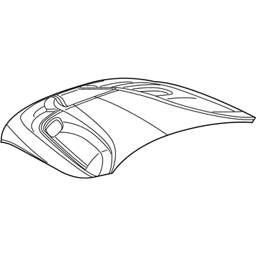 Mopar 68309501AG Hood Panel