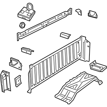 Mopar 68249385AA Panel-Box Side Inner