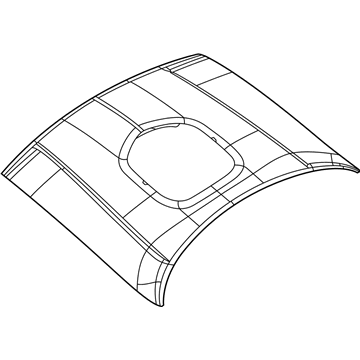 Mopar 68261379AC Hood