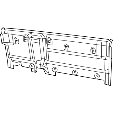 Mopar 6UN68TX7AA Panel-Cab Back Trim