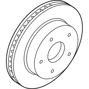 Mopar Brake Disc - 68237063AB