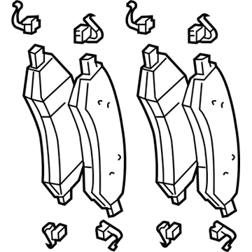 Ram 1500 Brake Pad - 68412557AD