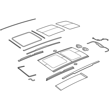 Mopar 6VP77LXHAA SUNROOF-Complete