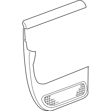 Mopar 5JV20ZJ3AC Panel-Rear Door Trim