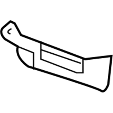 Mopar 68305244AA SPAT-Front FASCIA