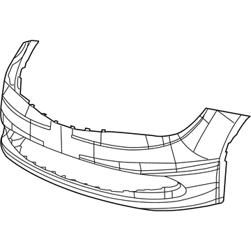 2017 Chrysler Pacifica Bumper - 68312409AA